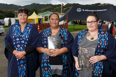 Photo from the TWoA Waiariki 2017 Graduations (Opotiki),  held at Torere Marae, Opotiki, New Zealand. Taken: Saturday 20 May 2017. Photo: Mike Walen / KeyImagery Photography