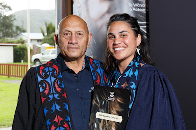 Photo from the TWoA Waiariki 2017 Graduations (Opotiki),  held at Torere Marae, Opotiki, New Zealand. Taken: Saturday 20 May 2017. Photo: Mike Walen / KeyImagery Photography