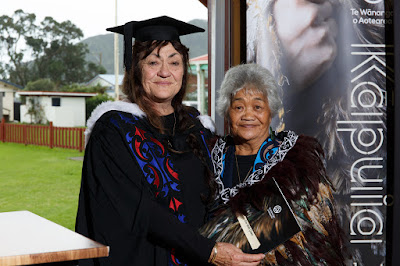 Photo from the TWoA Waiariki 2017 Graduations (Opotiki),  held at Torere Marae, Opotiki, New Zealand. Taken: Saturday 20 May 2017. Photo: Mike Walen / KeyImagery Photography