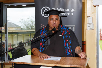 Photo from the TWoA Waiariki 2017 Graduations (Opotiki),  held at Torere Marae, Opotiki, New Zealand. Taken: Saturday 20 May 2017. Photo: Mike Walen / KeyImagery Photography