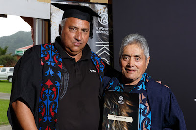 Photo from the TWoA Waiariki 2017 Graduations (Opotiki),  held at Torere Marae, Opotiki, New Zealand. Taken: Saturday 20 May 2017. Photo: Mike Walen / KeyImagery Photography