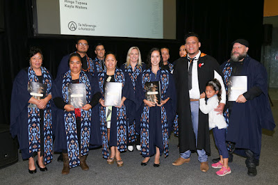 Photo from the TWoA Tainui 2017 Graduations (Ceremony 1),  held at Hamilton Boys' High School, Hamilton, New Zealand. Taken: Thursday 20 April 2017. Photo: Kay Buchanan / KeyImagery Photography